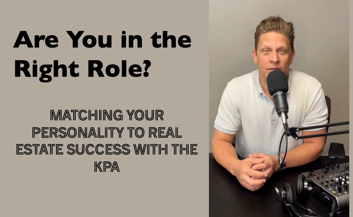 Are You in the Right Role (KPA and role matching)